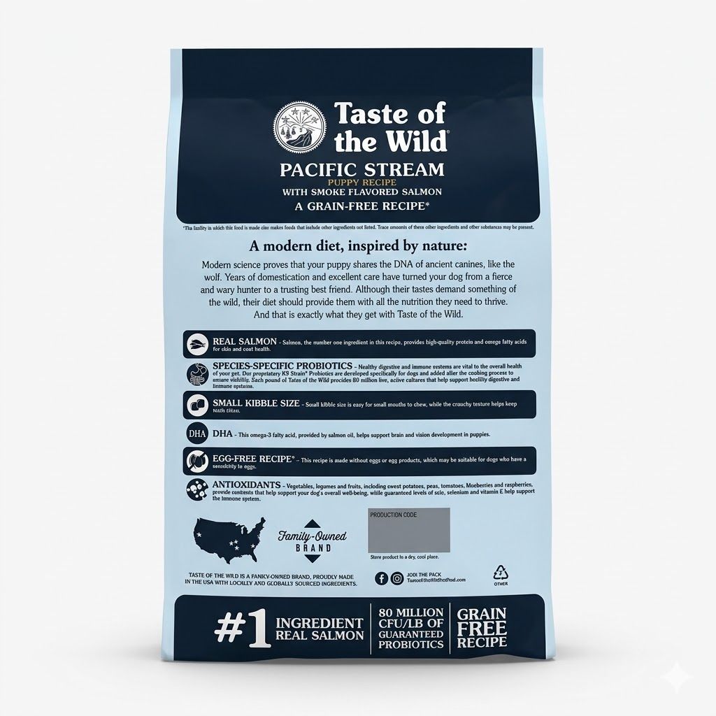Taste of the Wild Pacific Stream Puppy 12,2 Kg - Desarrollo Saludable del Cachorro con Proteína de Pescado - Miniatura 2