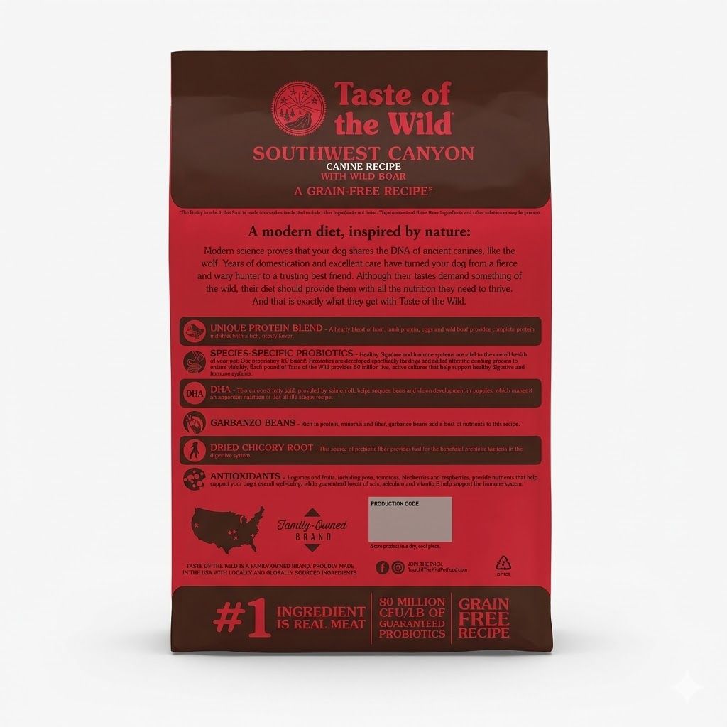 Taste of the Wild Southwest Canyon 2 Kg - Alimento con Carne de Jabalí y Legumbres Sin Granos - Miniatura 2