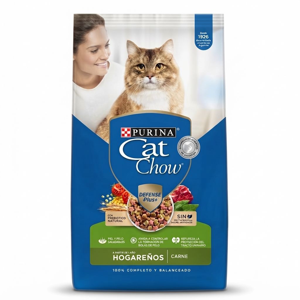 Purina Cat Chow 1,5 Kg Alimento para Gatos Hogareños con Prebióticos y Control de Bolas de Pelo - Imagen 1