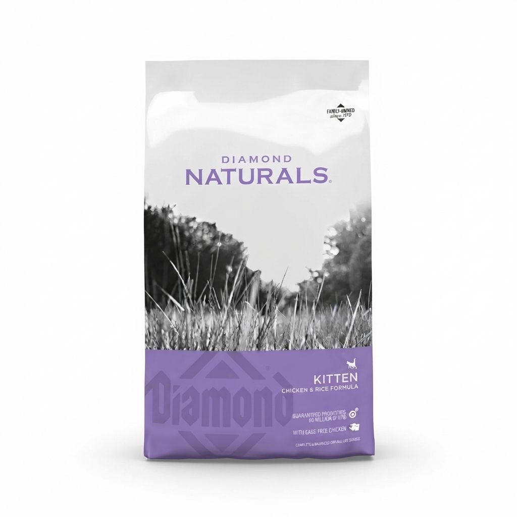 Diamond Naturals Alimento 1kg para Gatitos y Gatas en Lactancia Pollo y Arroz 