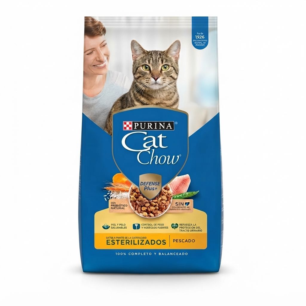 Purina Cat Chow 1,5 Kg Alimento para Gatos Esterilizados con Prebióticos y Control de Peso - Imagen 1