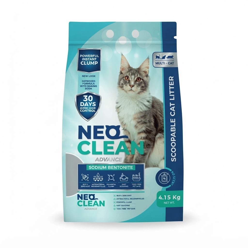 Neo Clean Arena para Gatos Aglomerante Fórmula Sin Aroma 4.15 kg