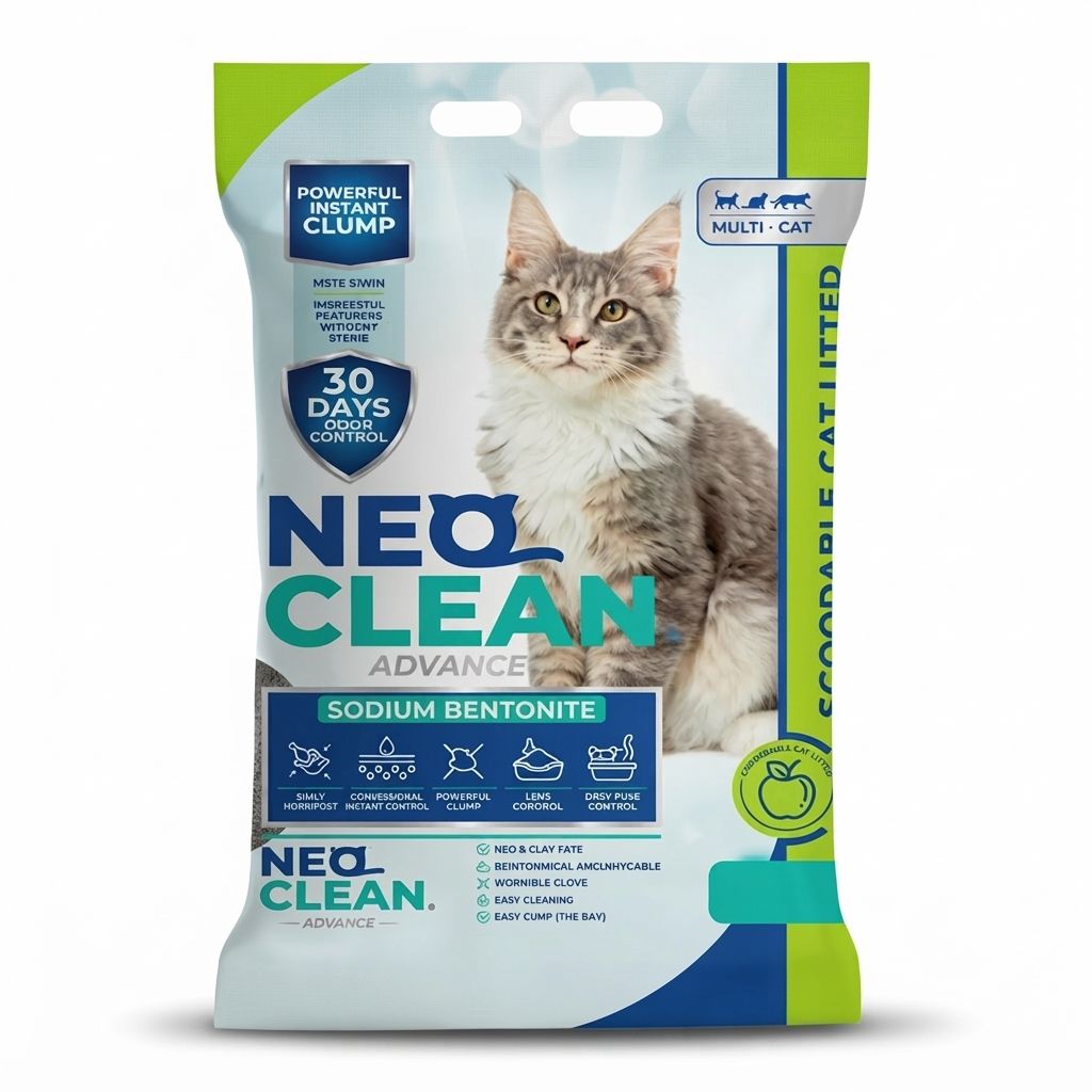 Neo Clean Arena para Gatos Aglomerante con Aroma a Manzana Verde 4.15 kg