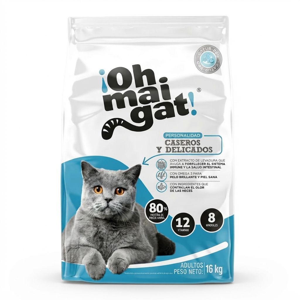 Oh Mai Gat Alimento para Gatos Caseros y Delicados 1.5 kg- Nutrición Especial  - Imagen 1