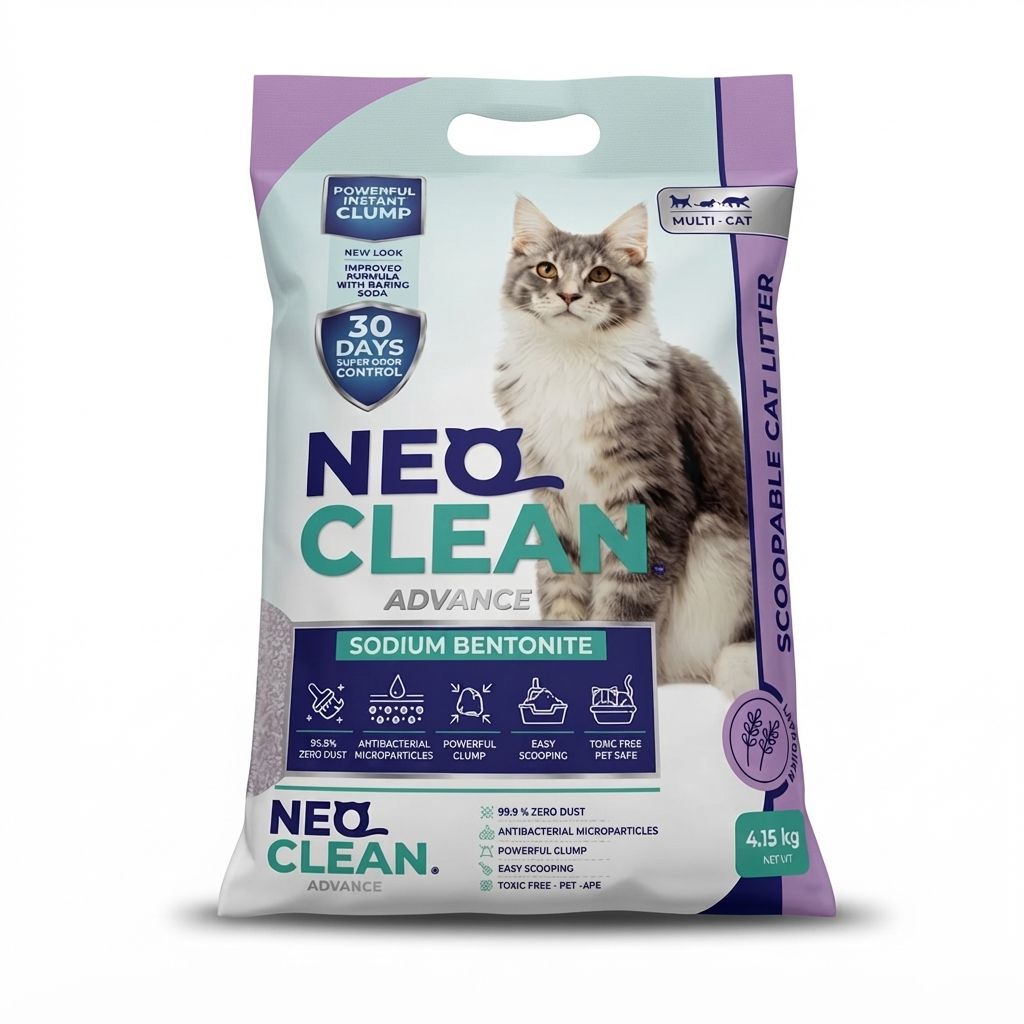 Neo Clean Arena para Gatos Aglomerante con Aroma a Lavanda 4.15 kg