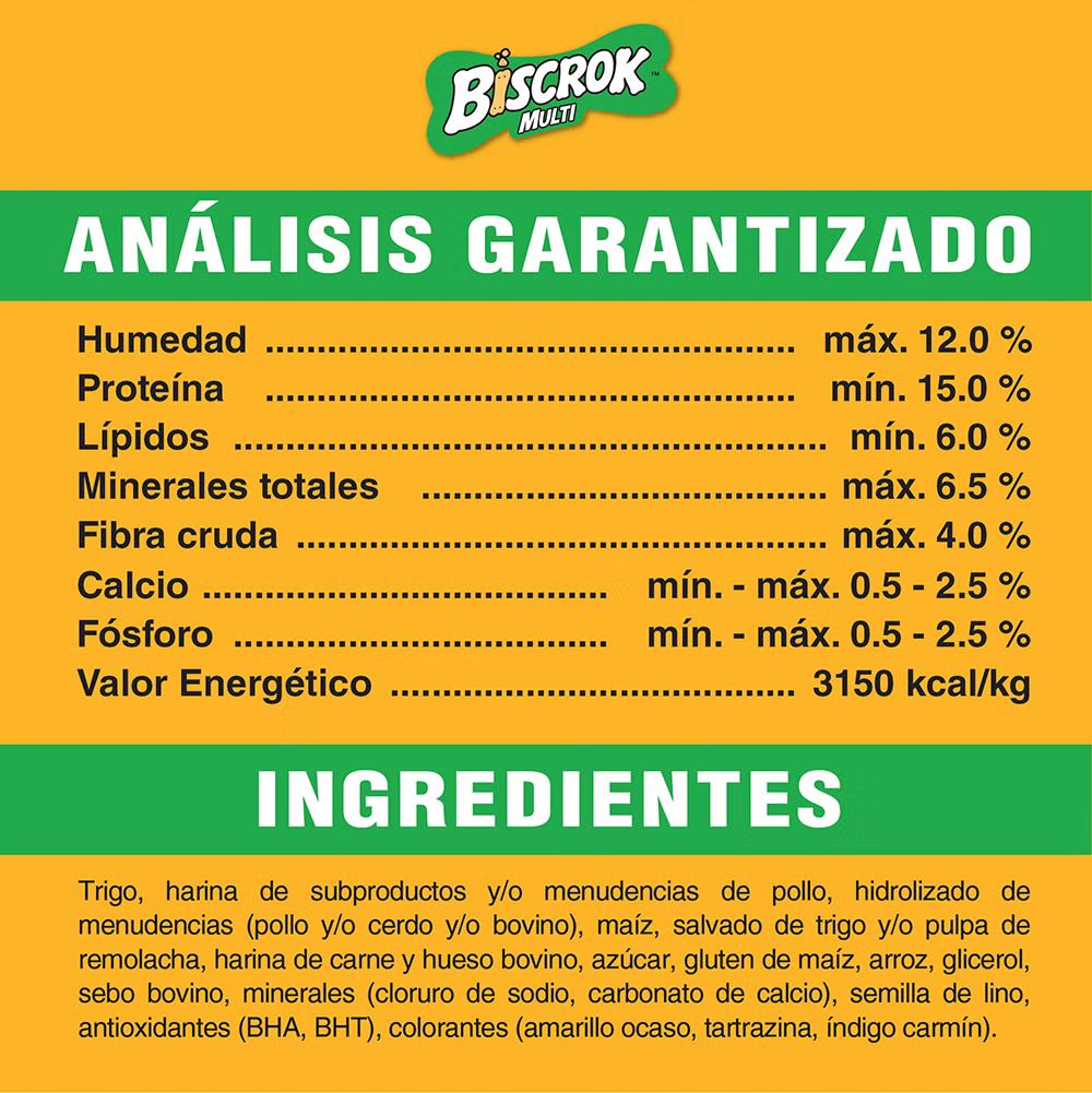 Pedigree Biscrok Multi 100 Gr - Galletas Crujientes en Forma de Huesito con Calcio para Mascotas - Miniatura 4