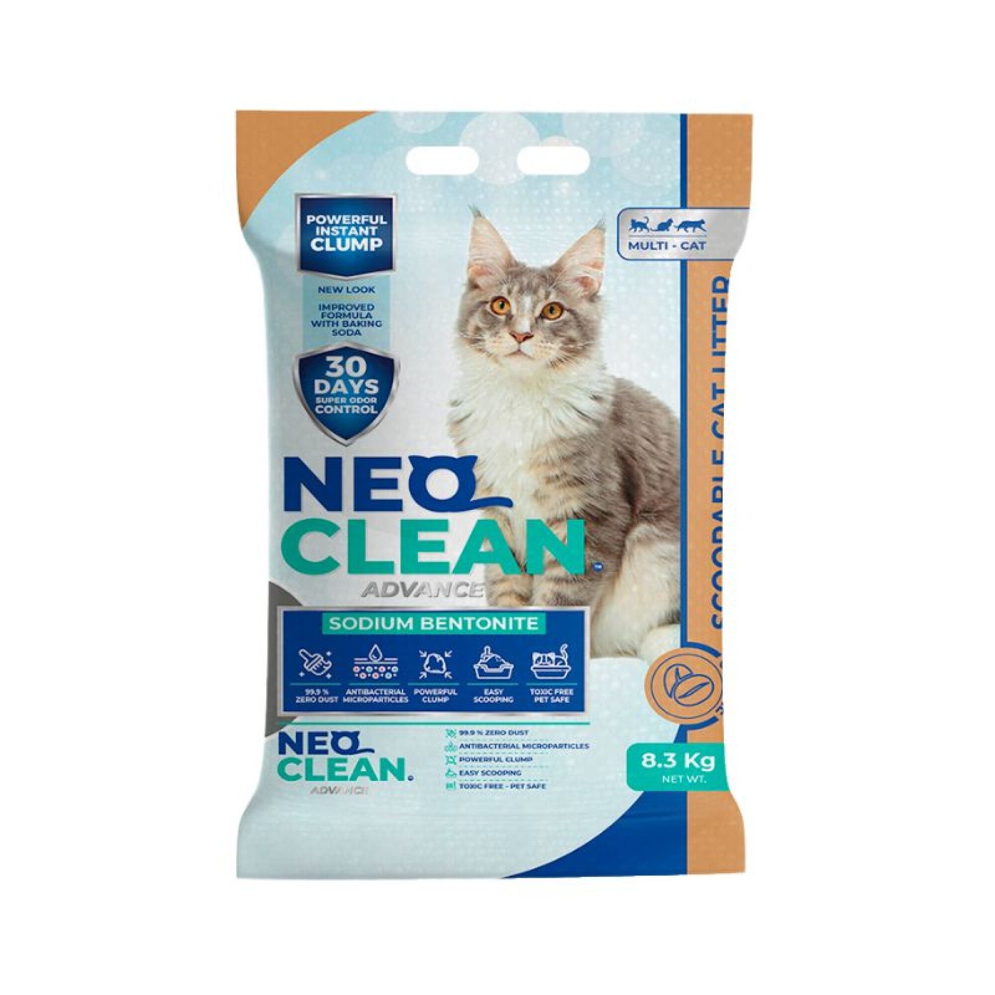 Neo Clean Arena para Gatos Aglomerante con Aroma a Cafe 4.15 kg - Imagen 1